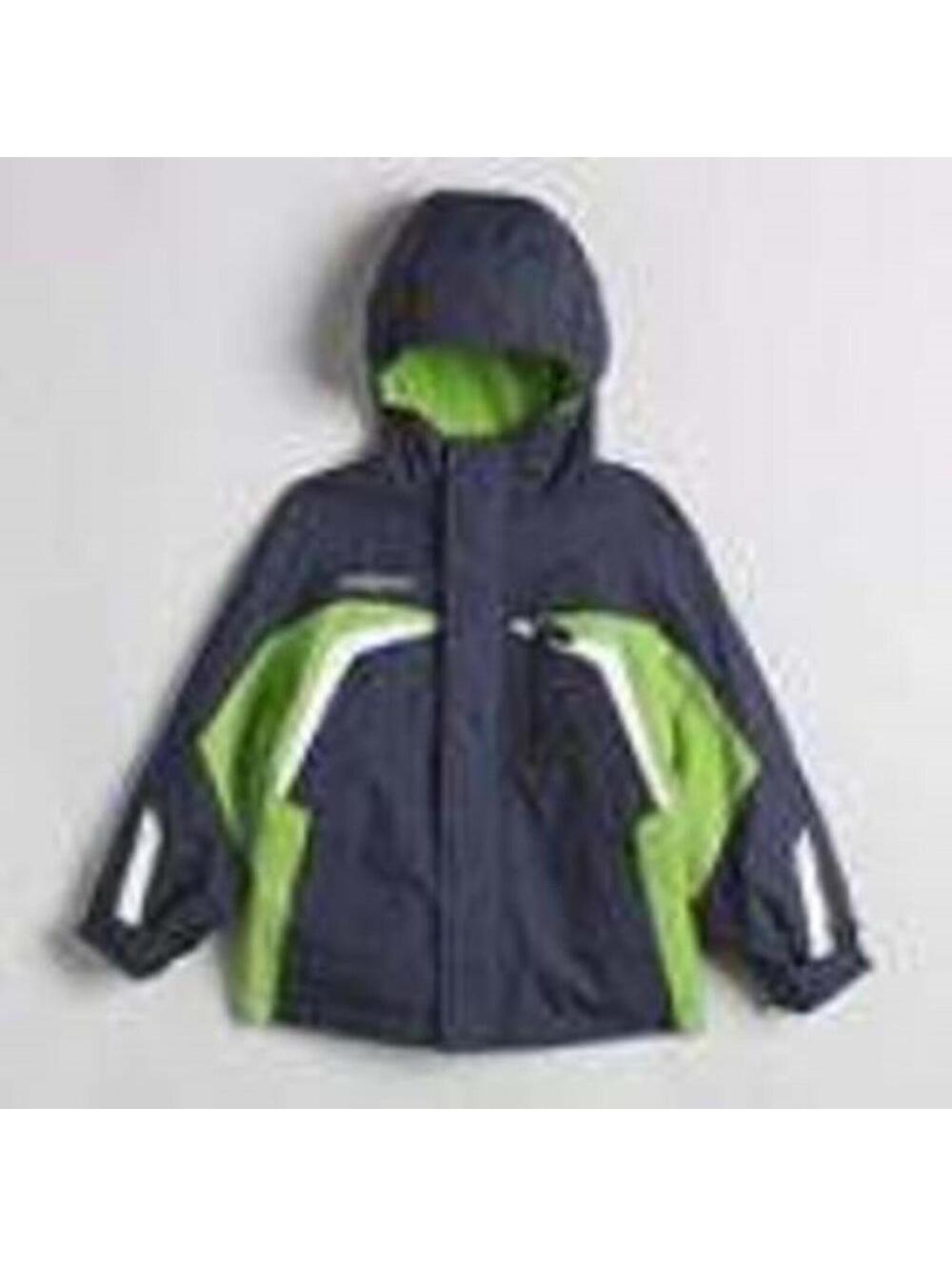 Boys Reversible Jacket 2T Black Green Hooded Midweight Spring Fall ZeroXposur